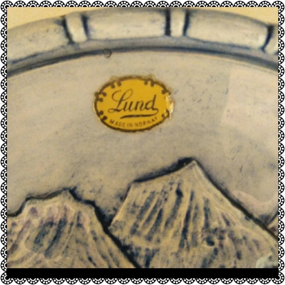 VINTAGE LUND "NORGE" COLLECTORS PLATE-PERFECT - Picture 3 of 5